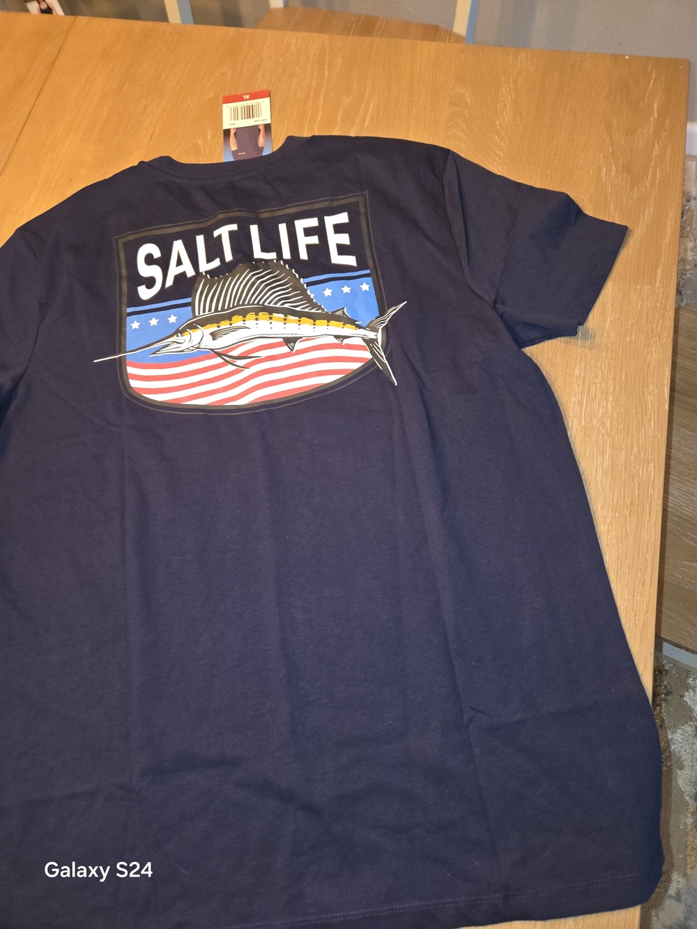 Salt Life Men's Navy Graphic Tee – Marlin Logo Sz XL New